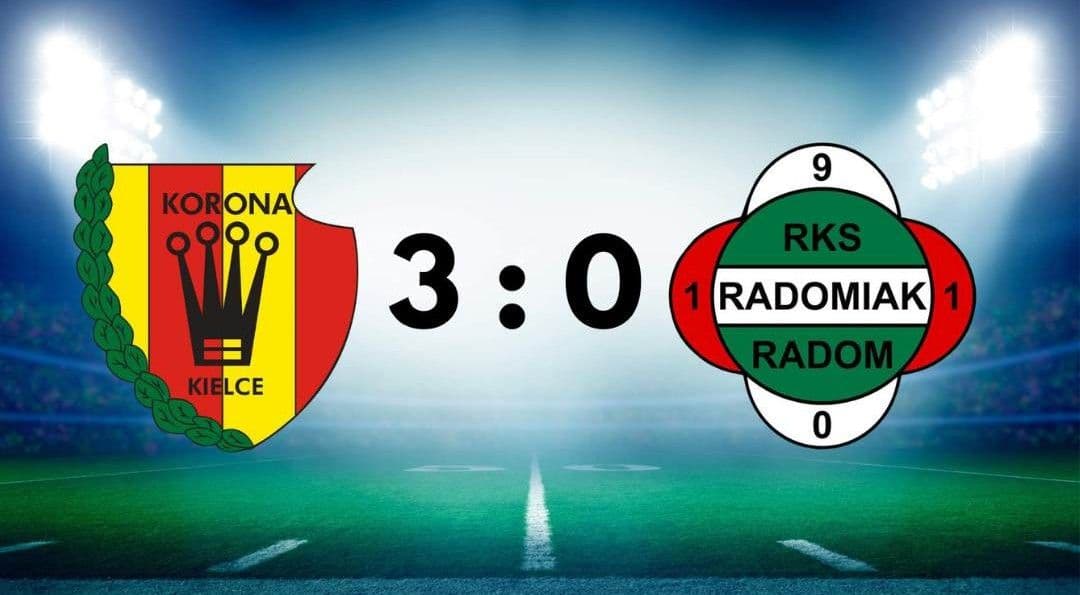 wynik meczu Korony Kielce z Radomiakiem Radom