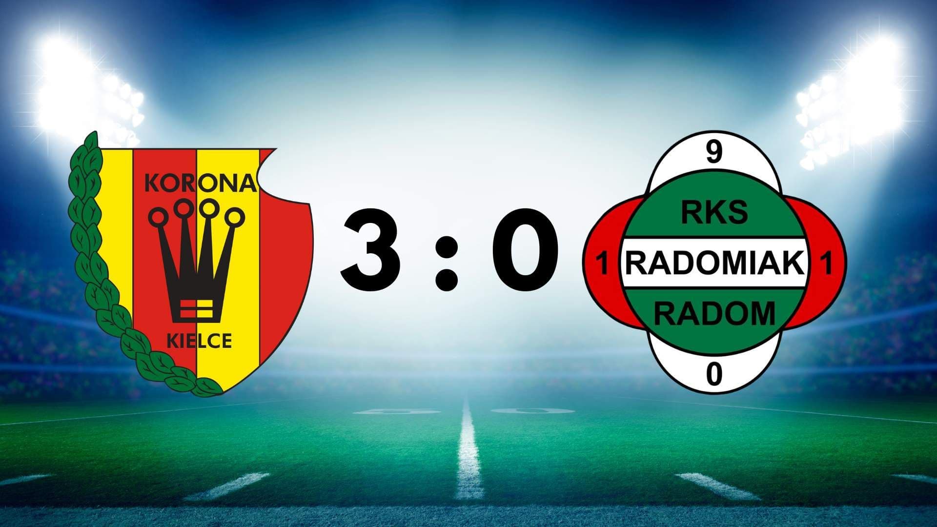 wynik meczu Korony Kielce z Radomiakiem Radom