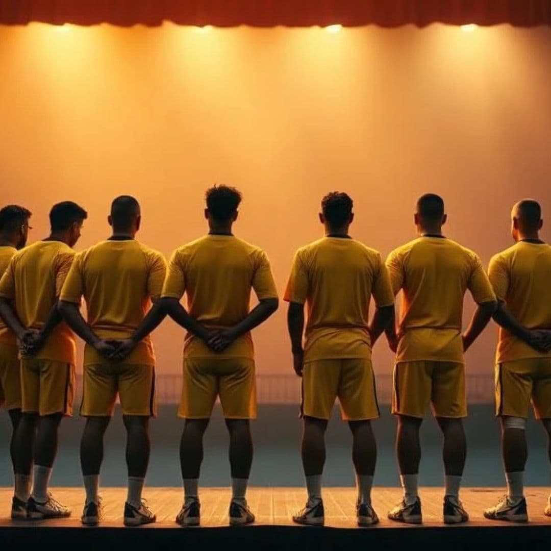 prezentacja drużyny piłkarskiej